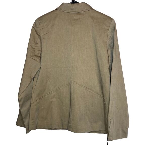 NWT Dialogue tan zip up jacket size 8 - Picture 2 of 7